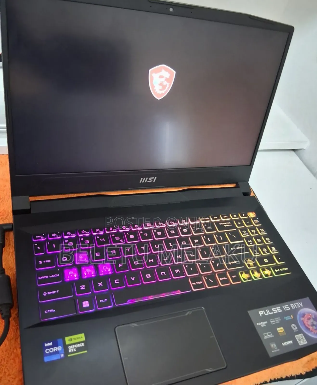 New Laptop MSI 16GB Intel Core I9 SSD 1T