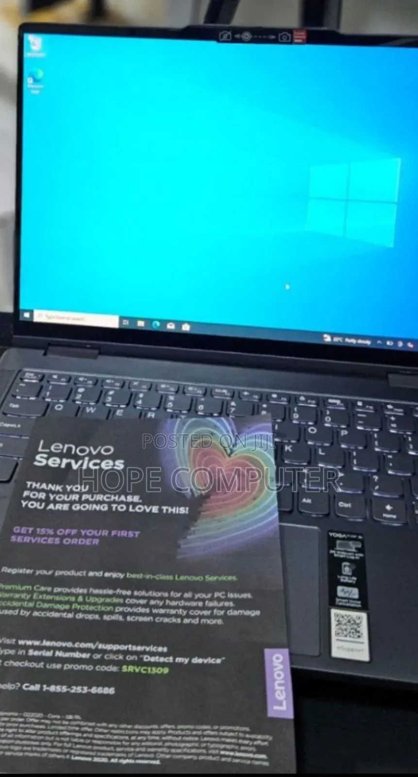 New Laptop Lenovo Yoga 7i 8GB Intel Core I7 SSD 512GB