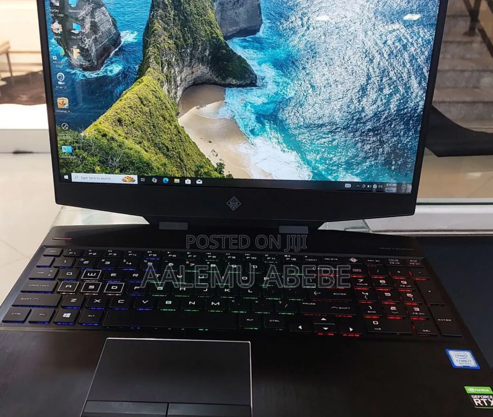 New Laptop HP Omen 15 16GB Intel Core I7 SSD 512GB