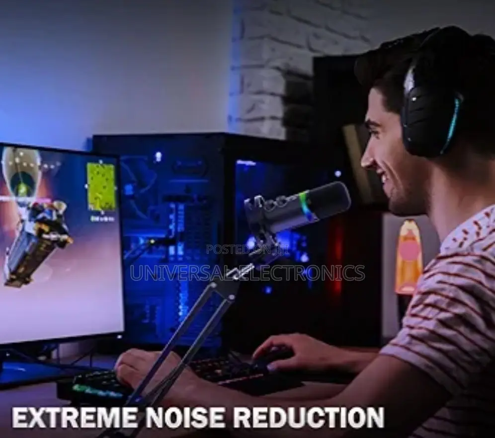 High Fedility Usb and XLR Microphone With Stand