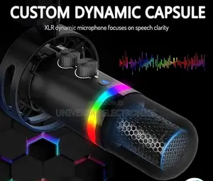 High Fedility Usb and XLR Microphone With Stand