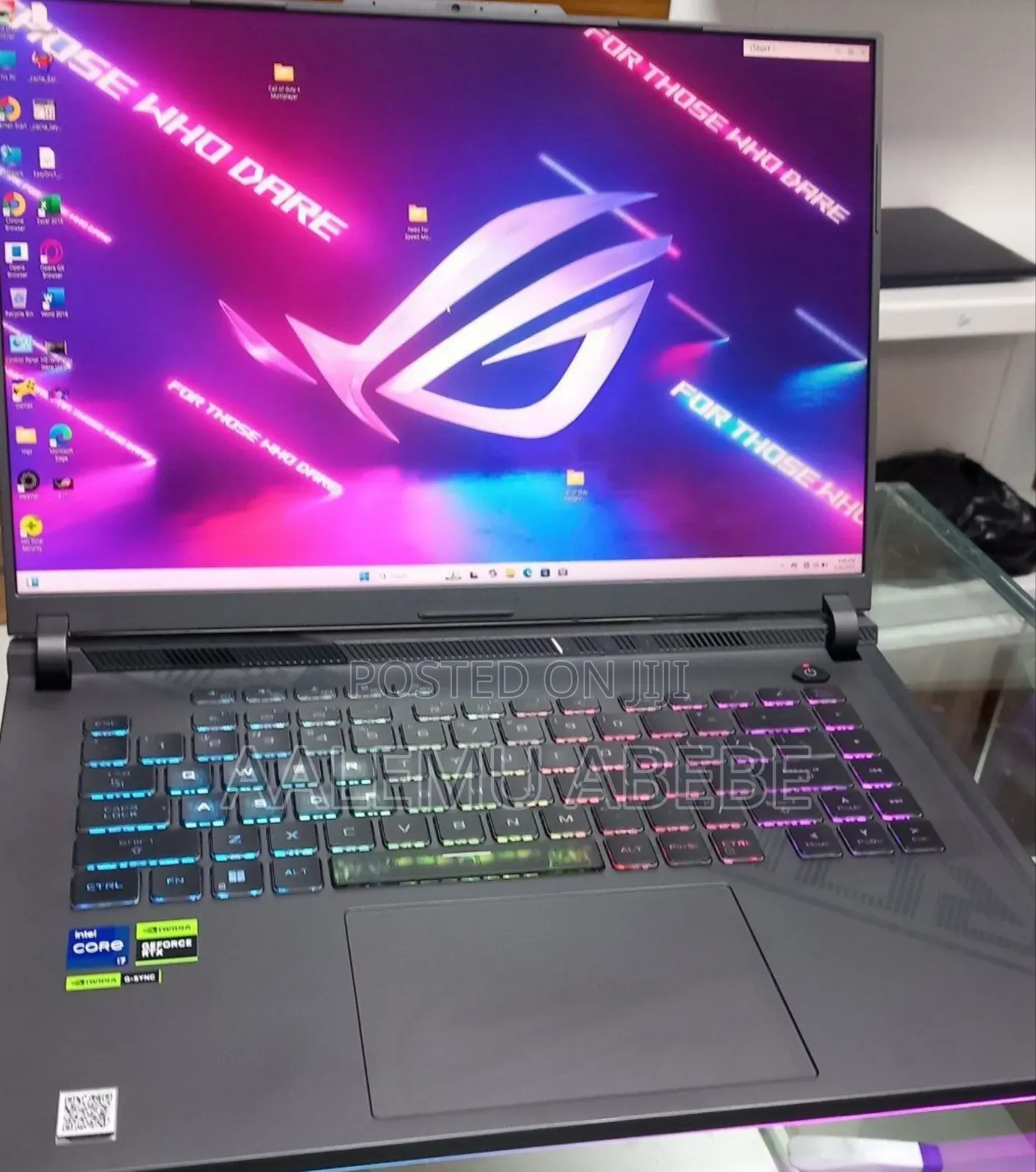 New Laptop Asus ROG Strix G16 G614 16GB Intel Core I7 SSD 1T