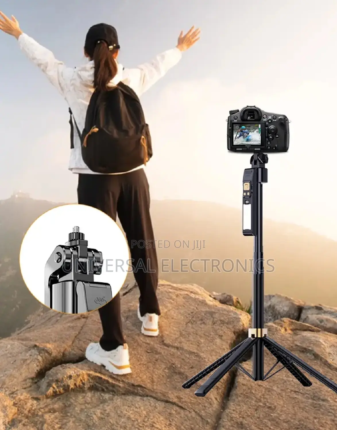 1.8 Meter Max Face Tracking Tripod for Phones and Cameras