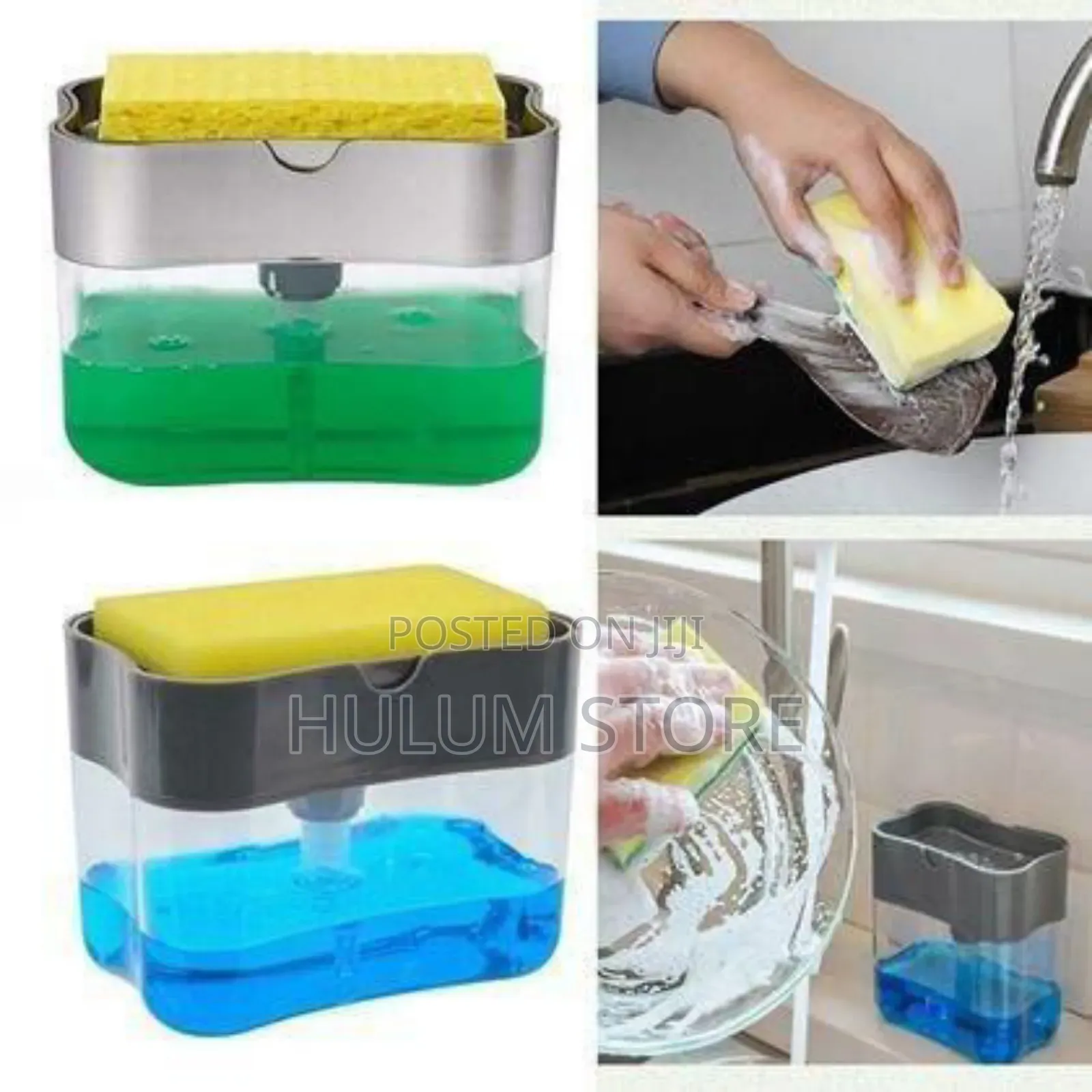 Soap Pump Dispenser With Sponge