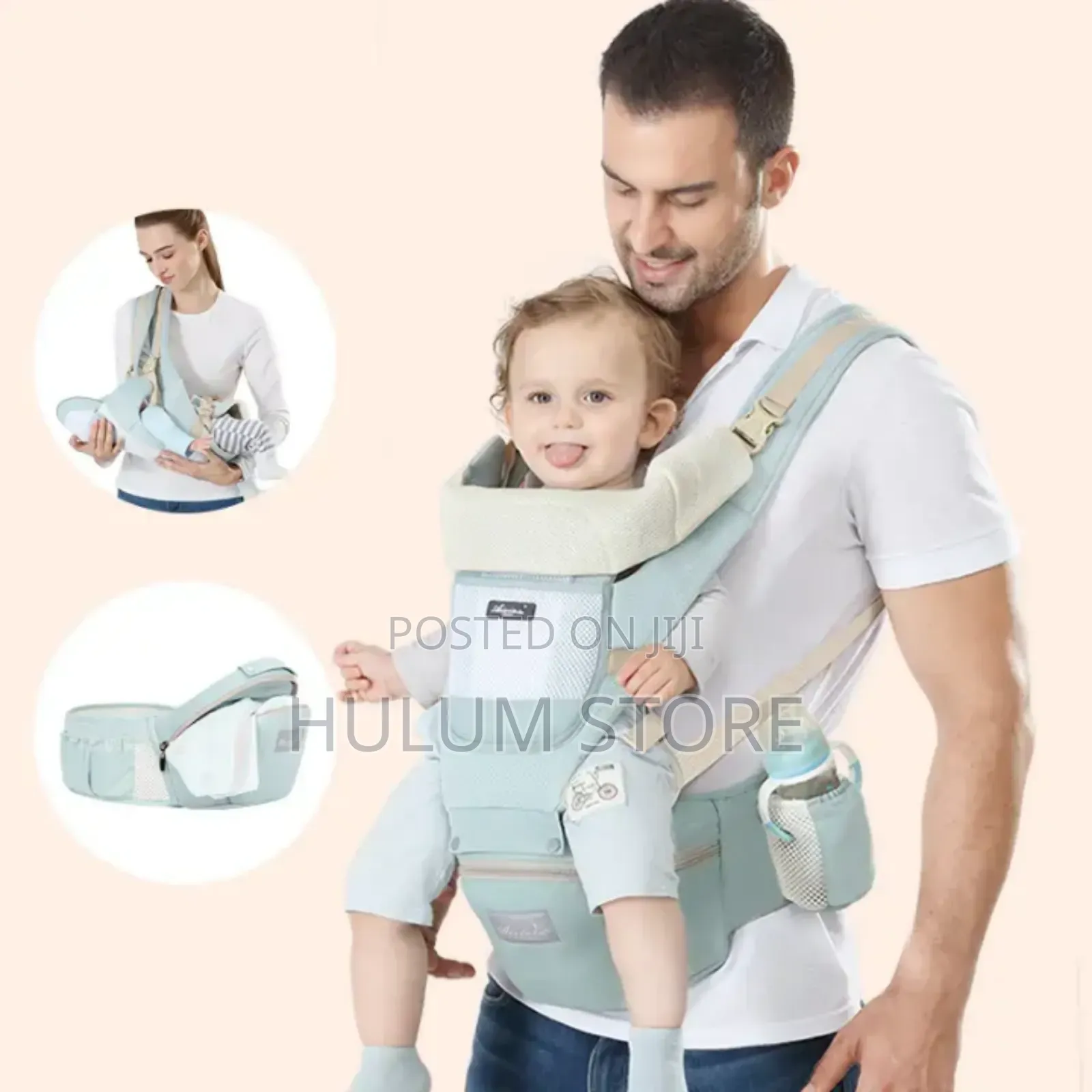 Multi Functional Baby Carrier With Hip Seat