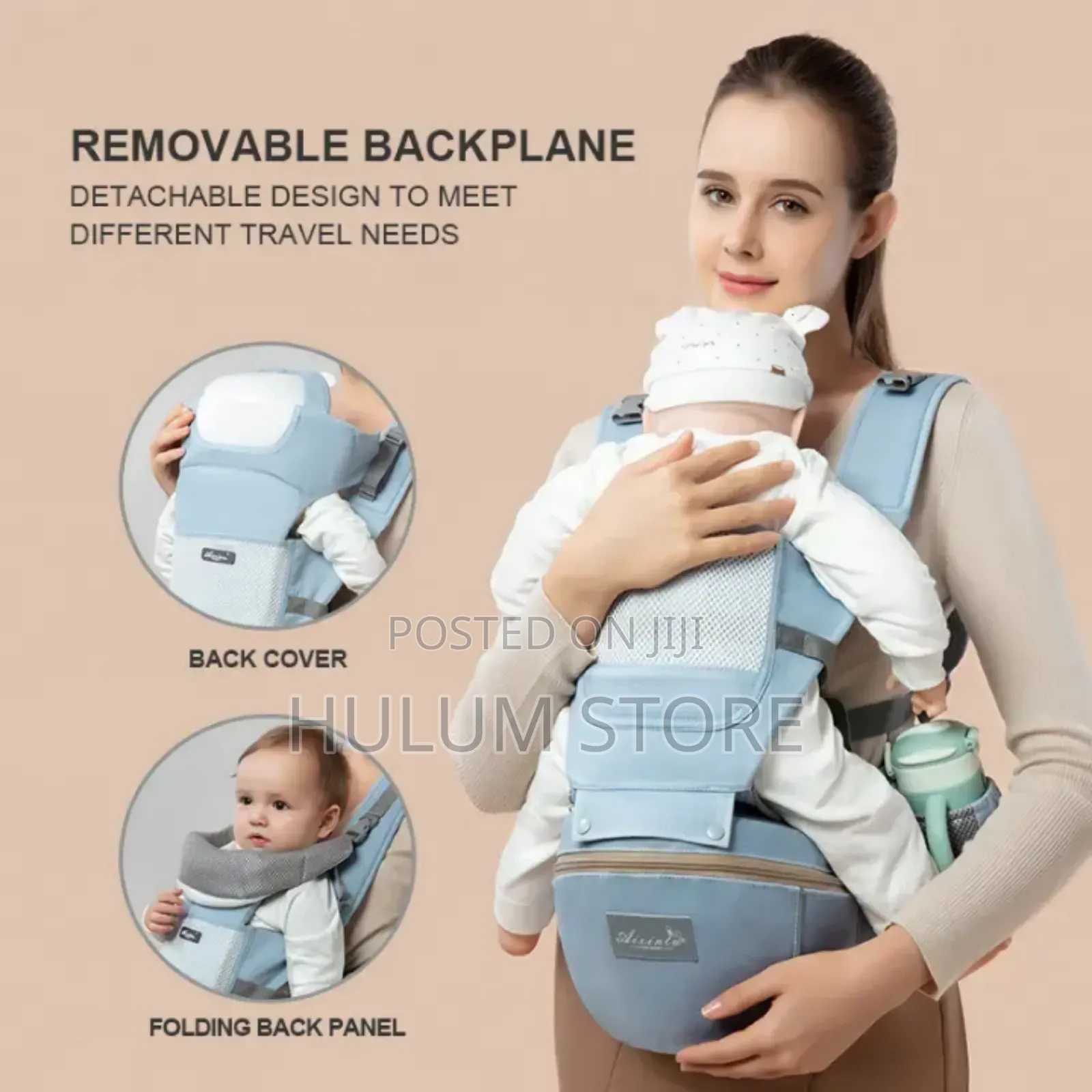 Multi Functional Baby Carrier With Hip Seat