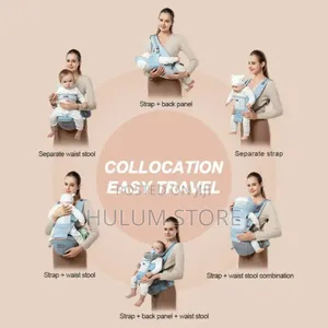 Multi Functional Baby Carrier With Hip Seat