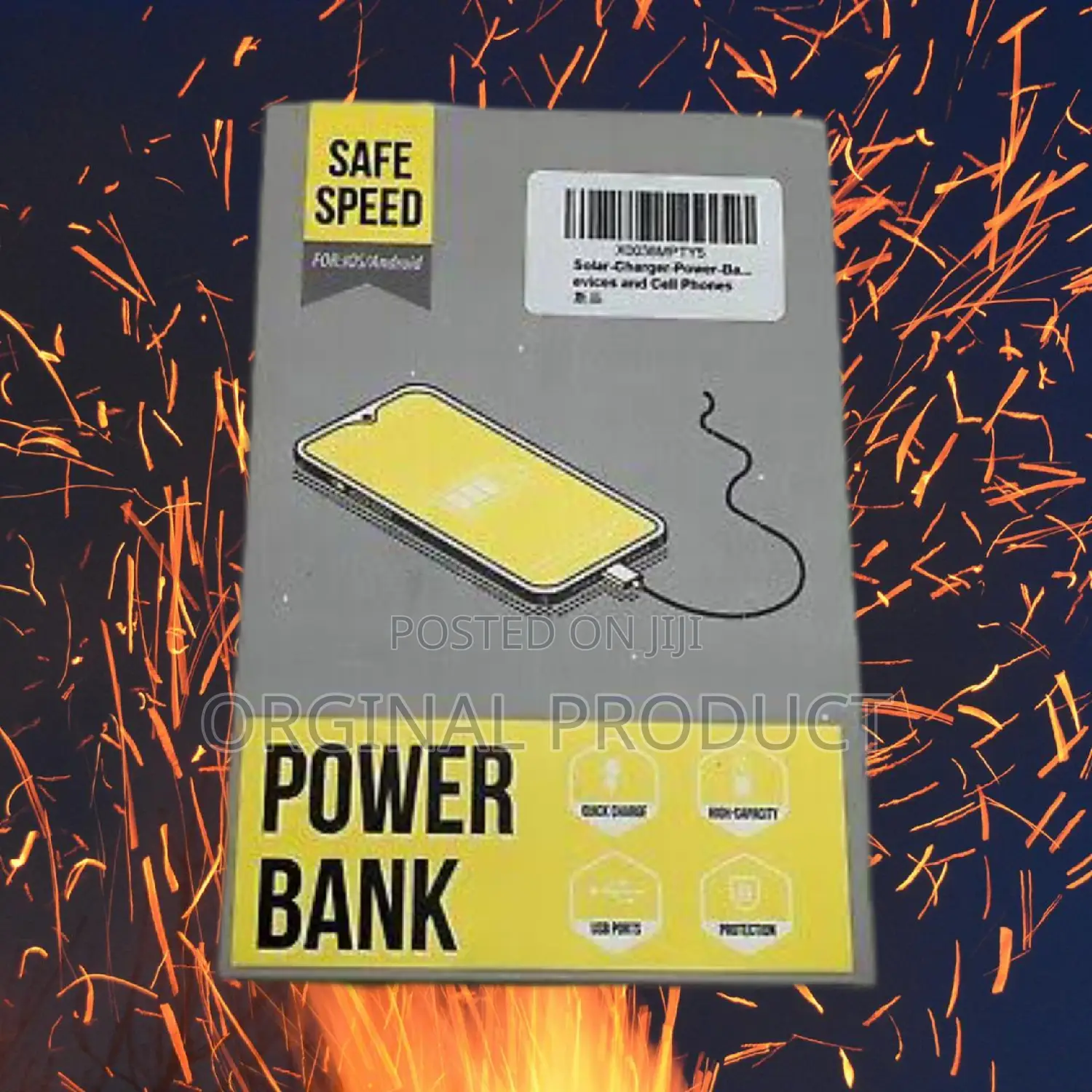 Solar Powerbank Mah Fast Charging