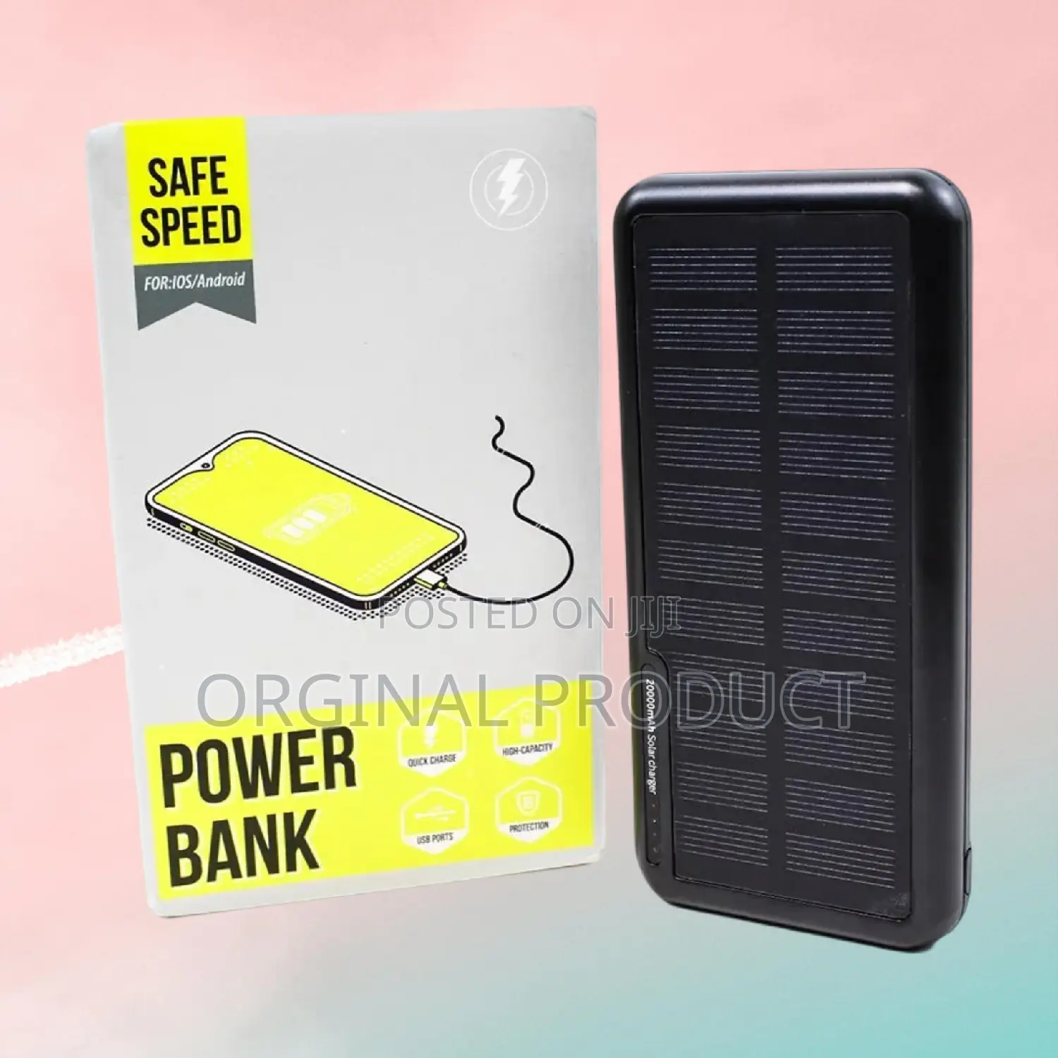 Solar Powerbank Mah Portable Energy