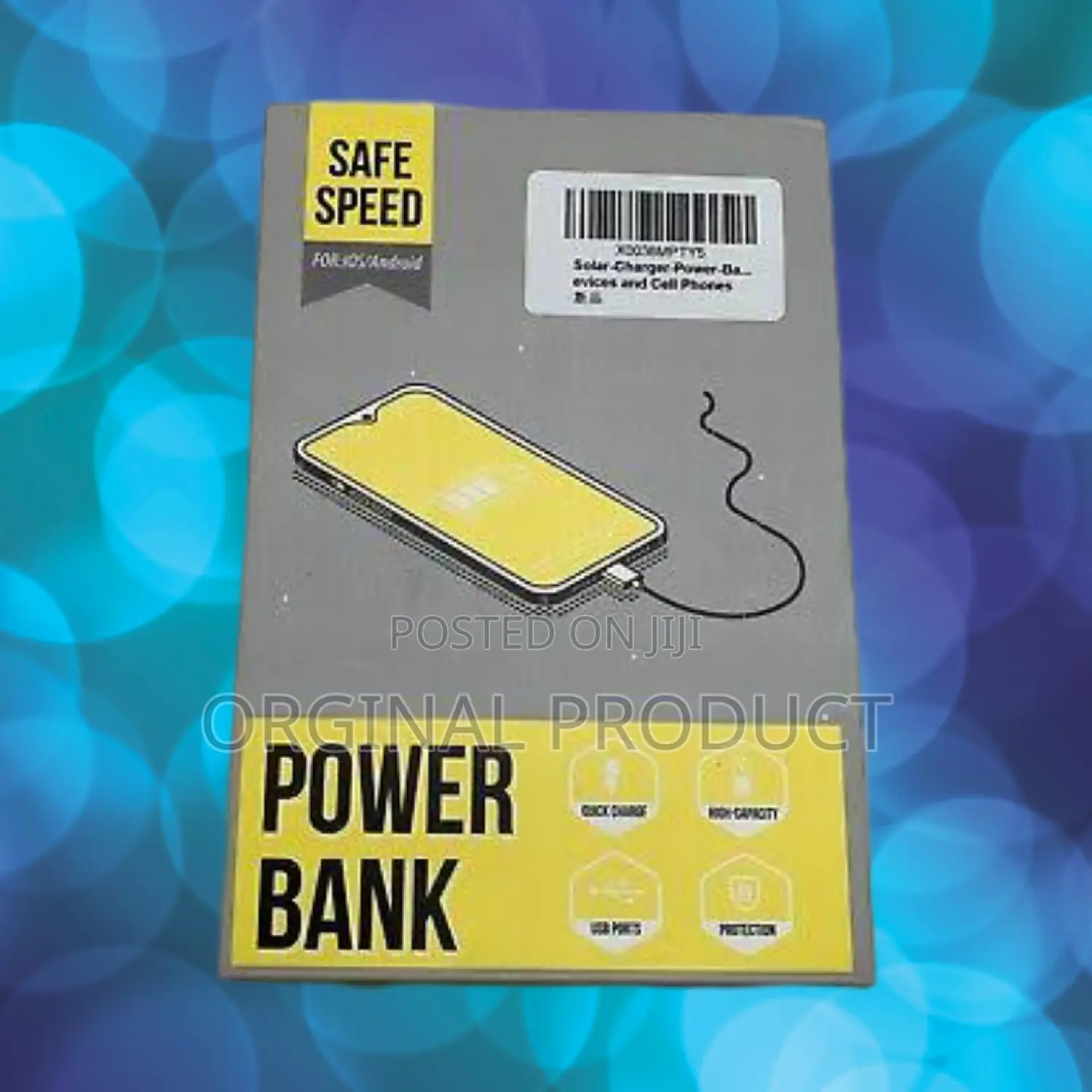 Safe Speed Solar Power Bank High Capacity