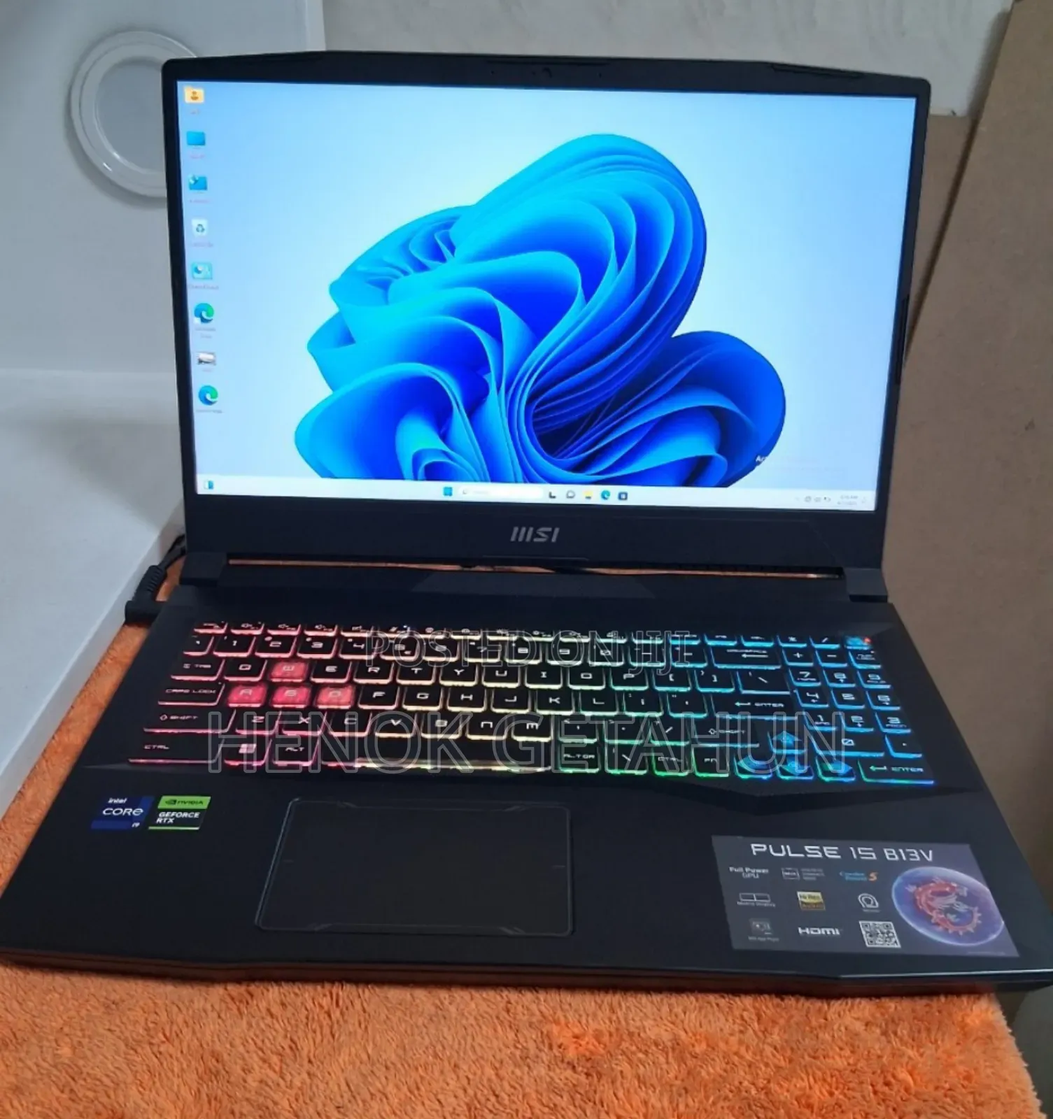 New Laptop MSI Crosshair 15 16GB Intel Core I9 SSD 1T