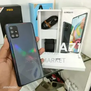New Samsung Galaxy A71 128 GB Black