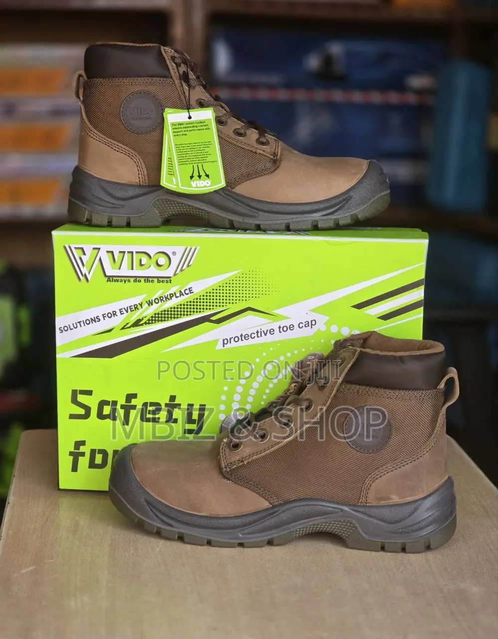Vido Safety Shoes (ሴፍቲ ጫማ)