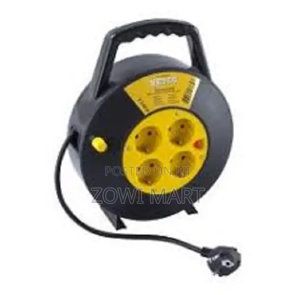 4 Socket Cable Reel With 8 Meters Cable