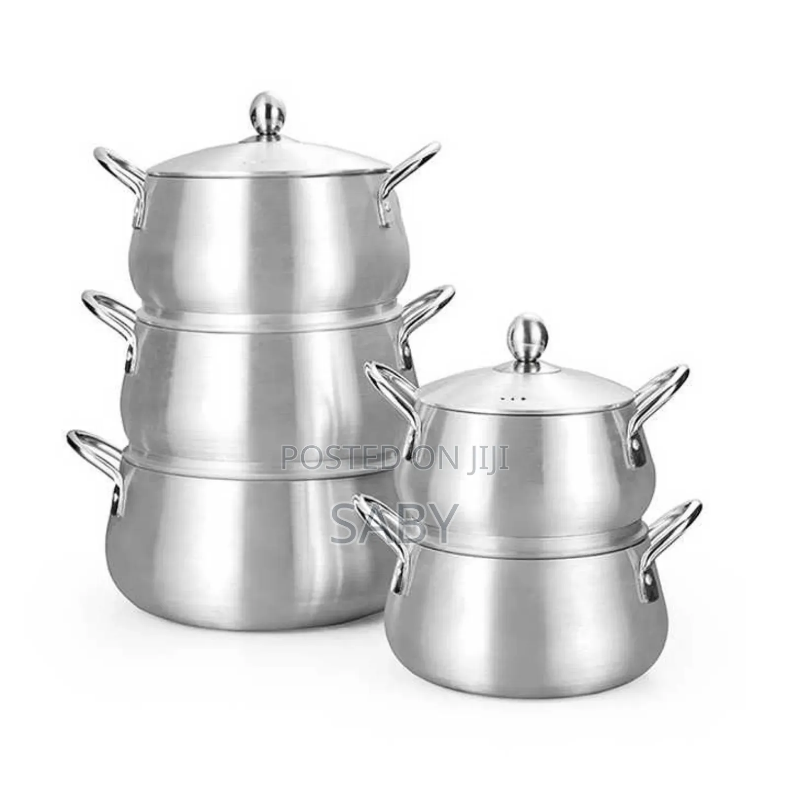 Casio 5 Set Cookware (ካሲዮ 5 ሴት የወጥ ቤት እቃዎች)