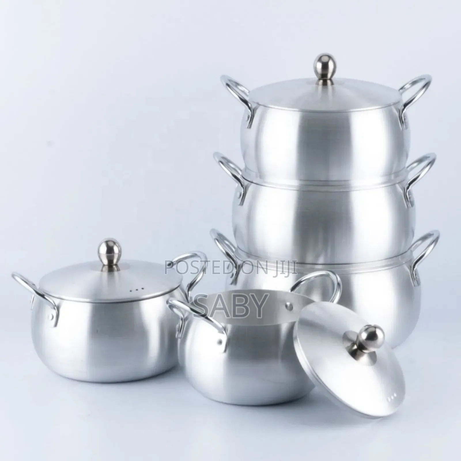 Casio 5 Set Cookware (ካሲዮ 5 ሴት የወጥ ቤት እቃዎች)