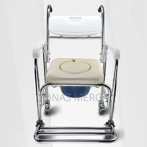 Photo - 3in1 Medical Chair፸禽4braking Casters Safe for Seniors,Injure