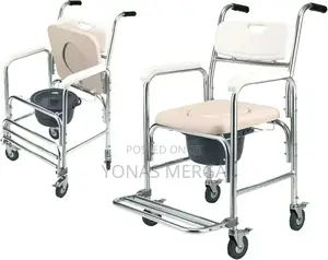 Photo - 4 in 1 Bedside Commode Chair፶萬o-Shaped Urinating Hole鸟፻popo