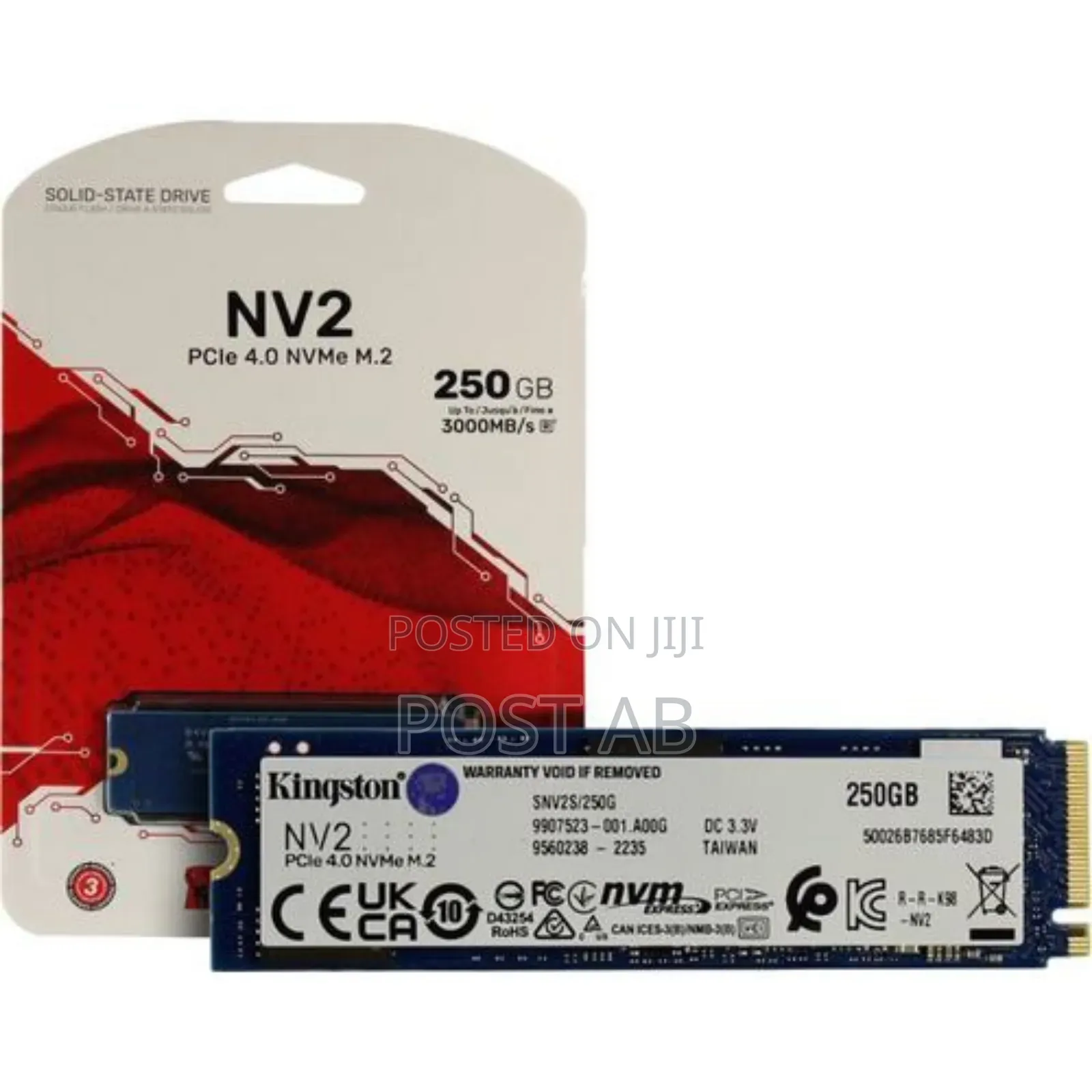 Kingston SSD 250gb Nvme M.2 3000mb/S Solid Storage Drive