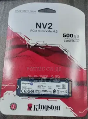 Photo - Kingston SSD 500gb Pcle 4.0 3000mb/S Writing Nvme M.2 Drive
