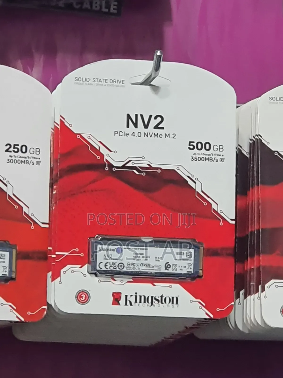 Kingston SSD 500gb Pcle 4.0 3000mb/S Writing Nvme M.2 Drive