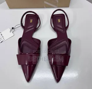 Original Zara Unique Flat Shoes From Zara Store