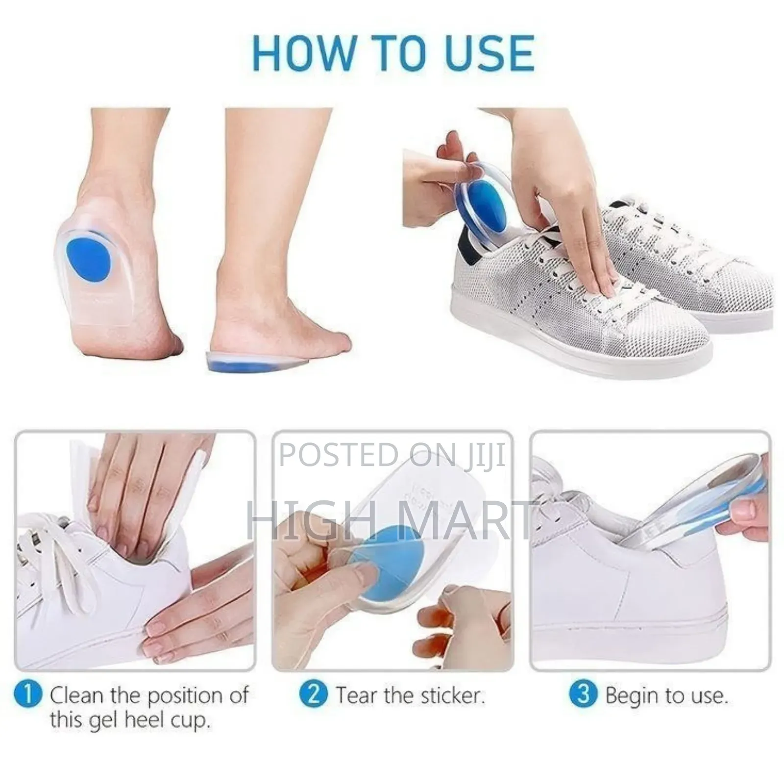 Silicon Gel Heel Cup Pad