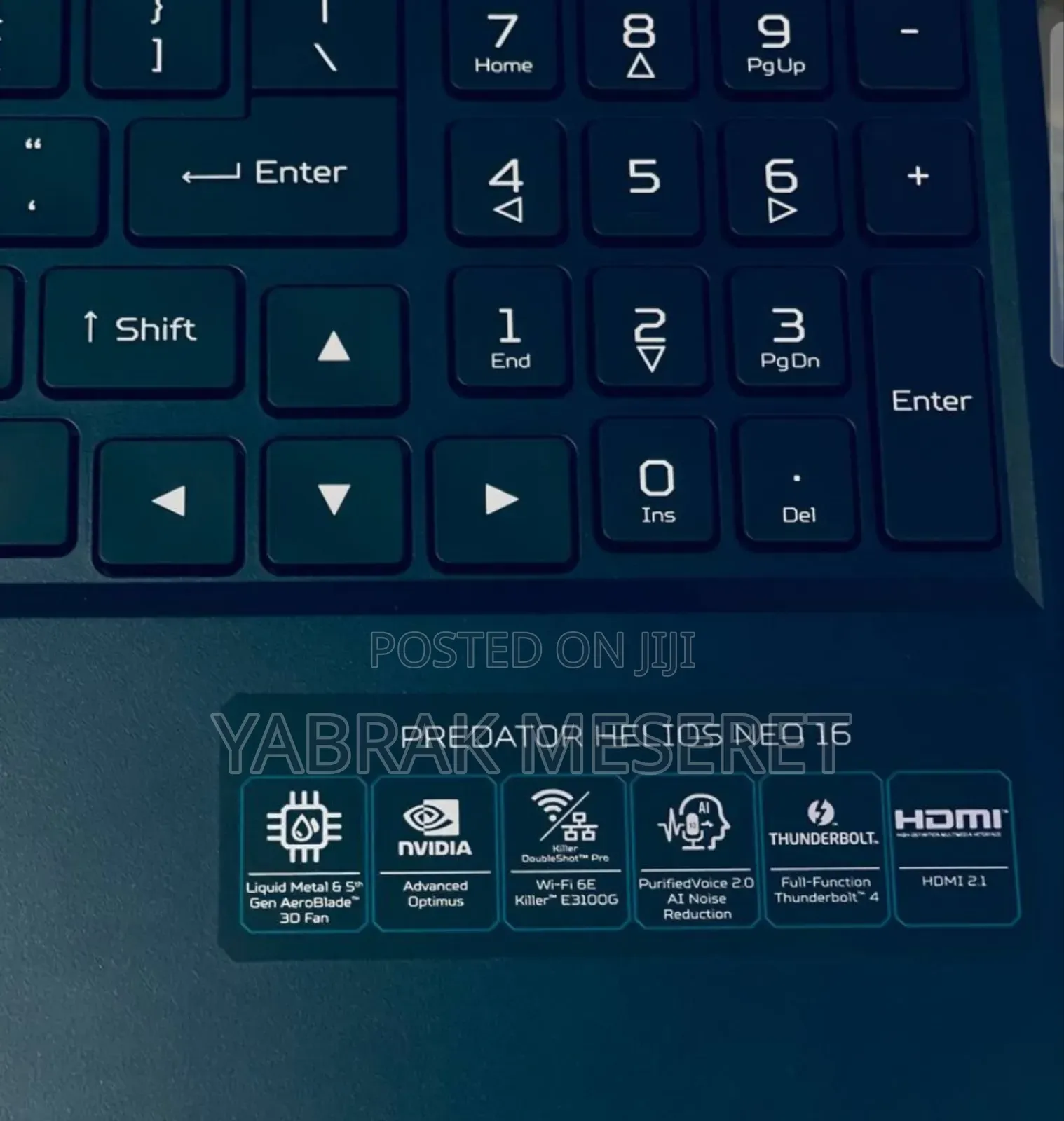 New Laptop Acer Predator Helios Neo 16 16GB Intel Core I9 SSD 1T