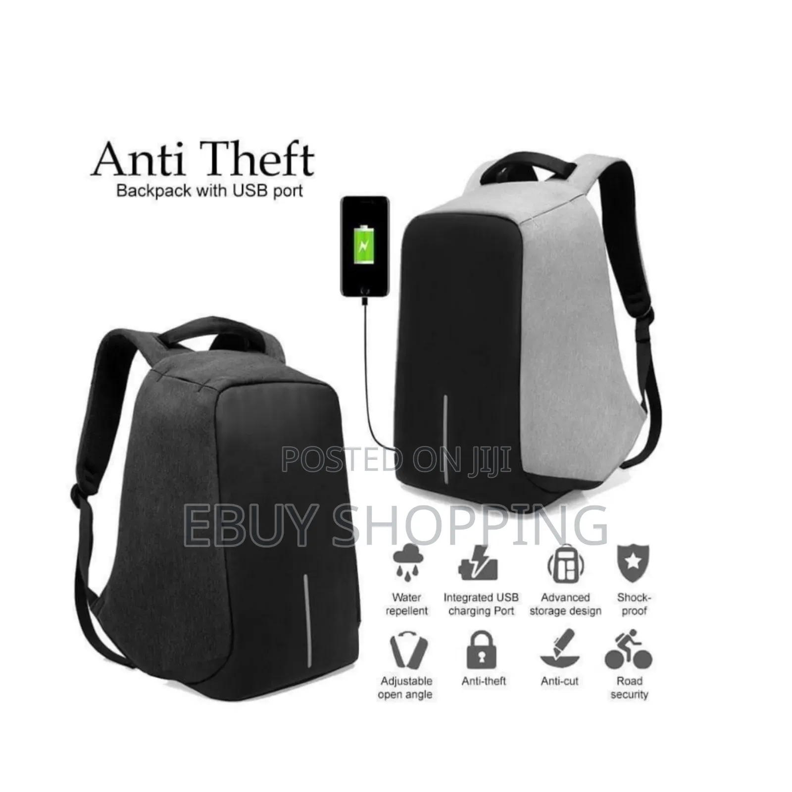 **Anti-Theft Backpack – Perfect for Tech Lovers Travelers