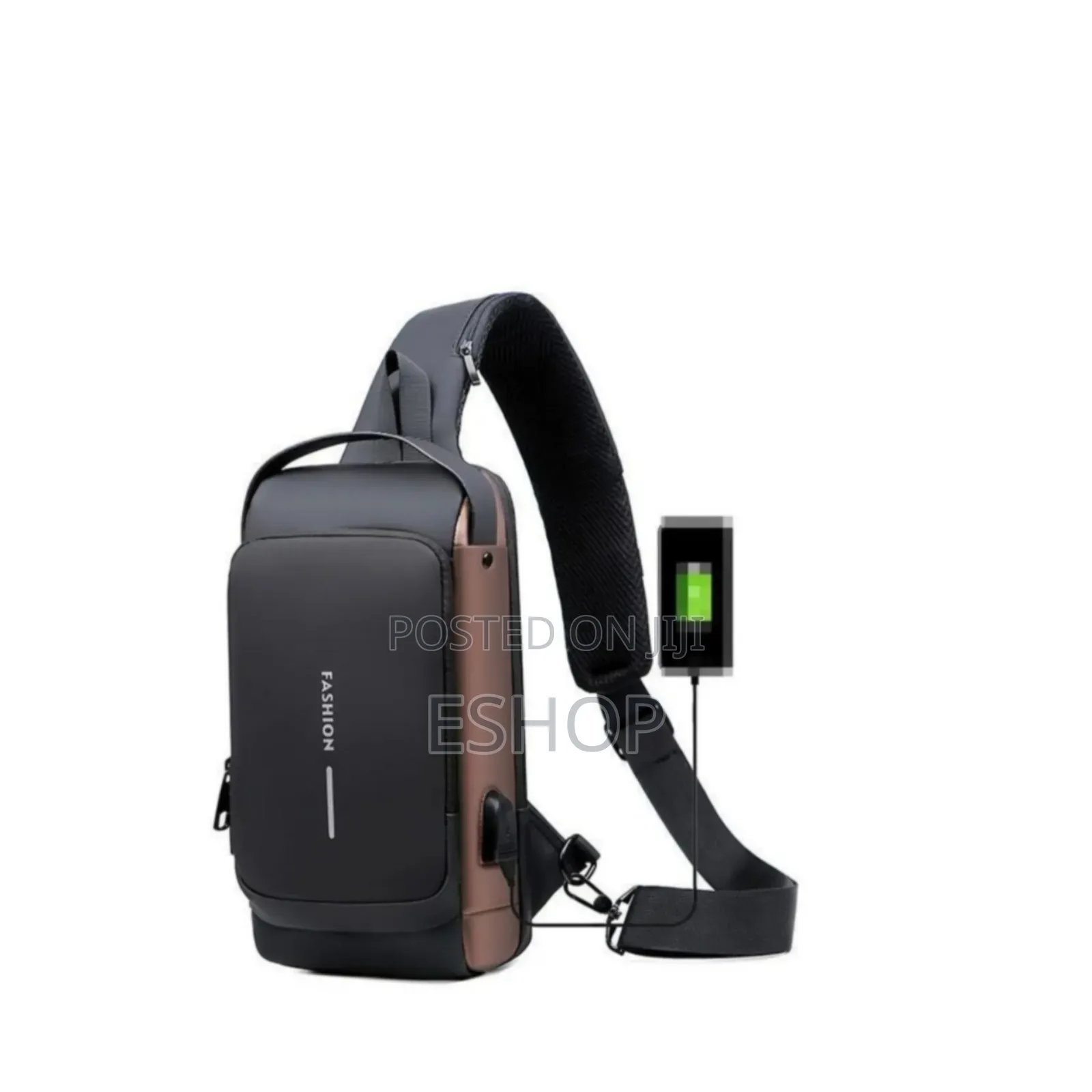 **Travel-Friendly Crossbody Bag With Secure Zippers**