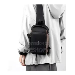 **Travel-Friendly Crossbody Bag With Secure Zippers**