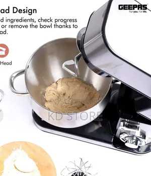Geepas 2000w Stand Mixer 12l