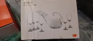Wine Decanter With 6 Wine Glass 7pcs
