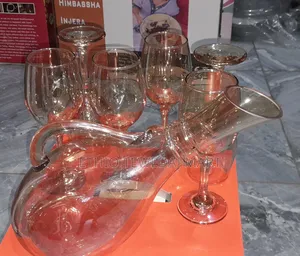 Wine Decanter With 6 Wine Glass 7pcs