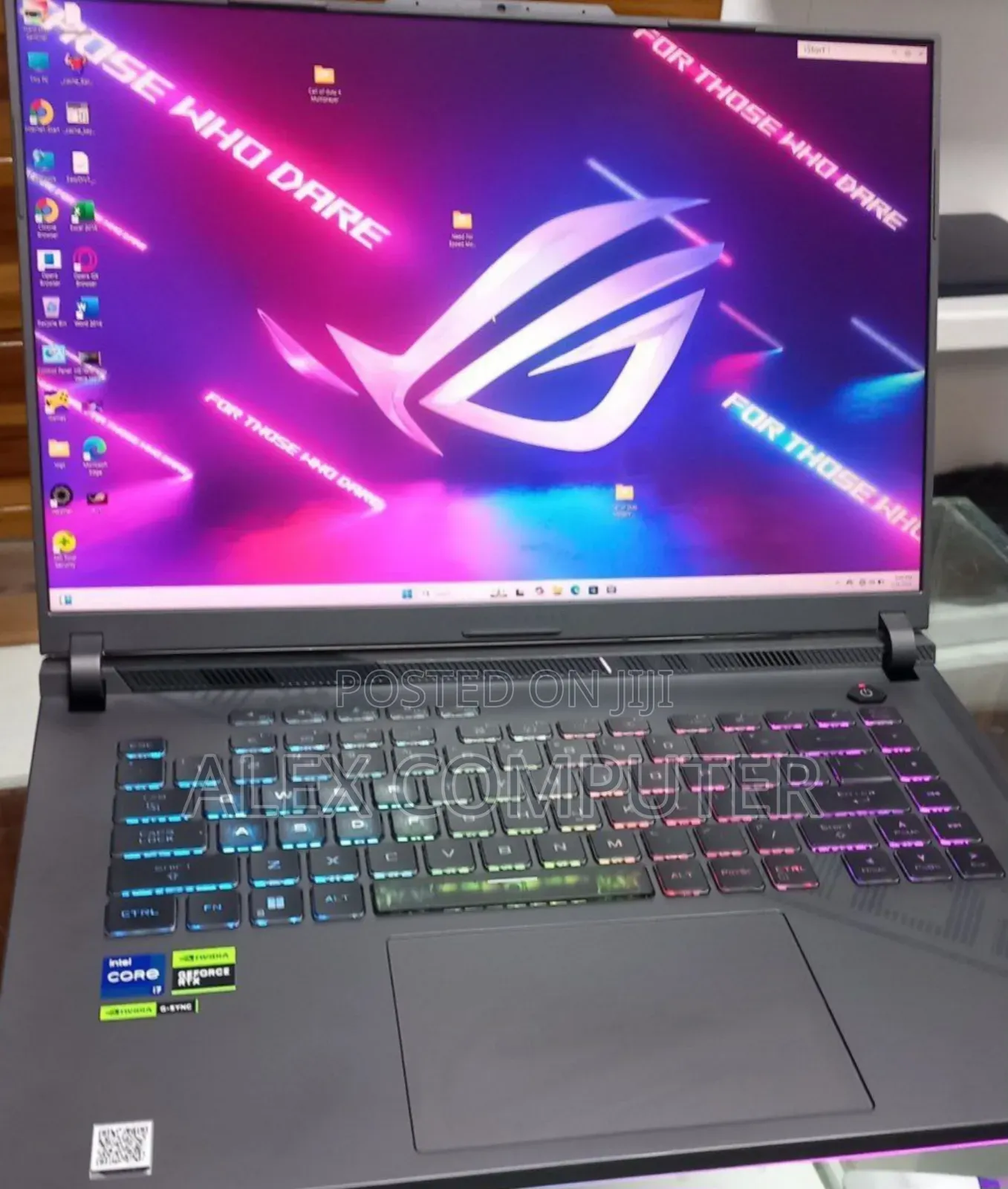 New Laptop Asus ROG Strix G16 G614 16GB Intel Core I7 SSD 1T