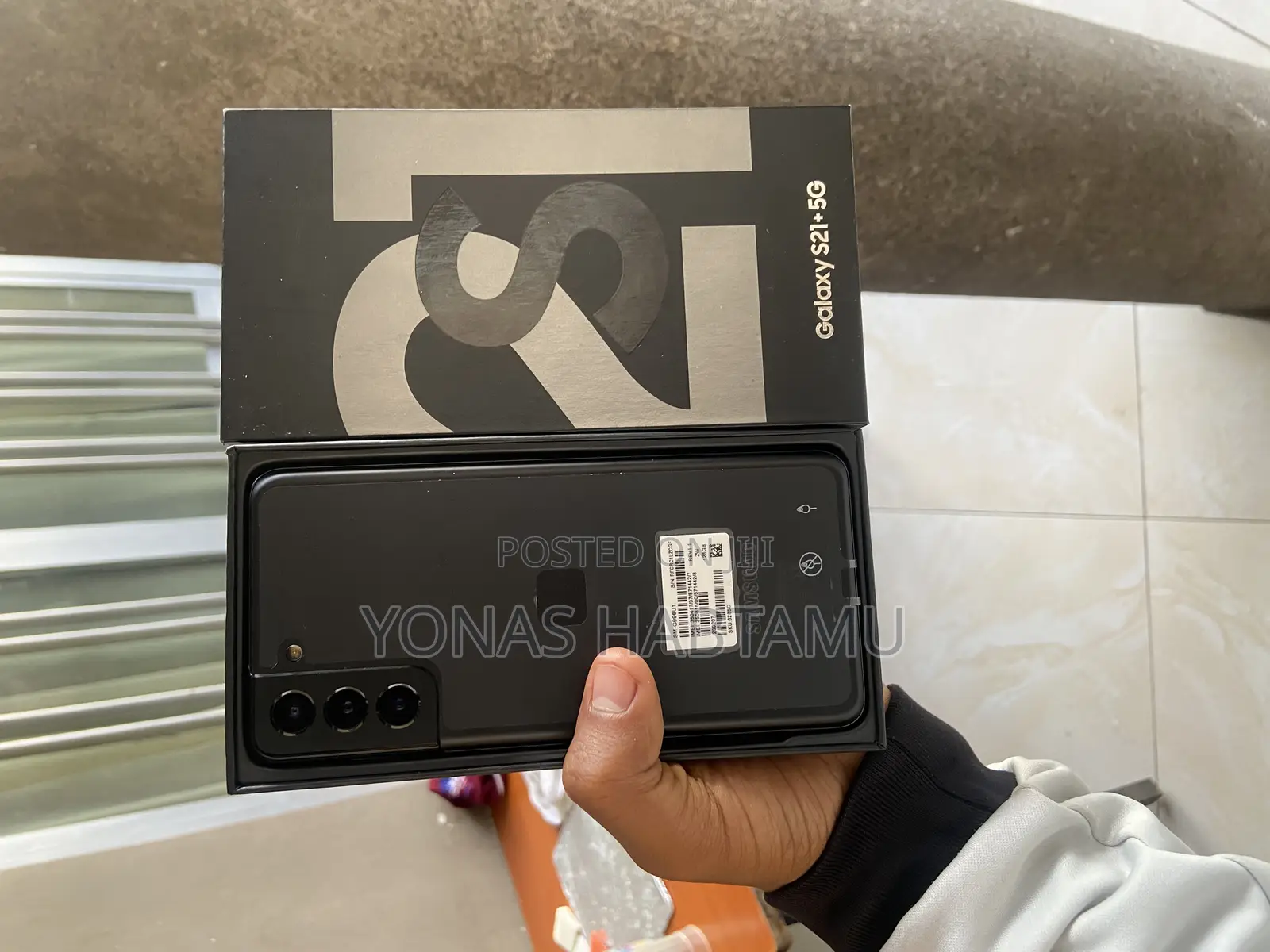 New Samsung Galaxy S21+ 5G 256 GB Black