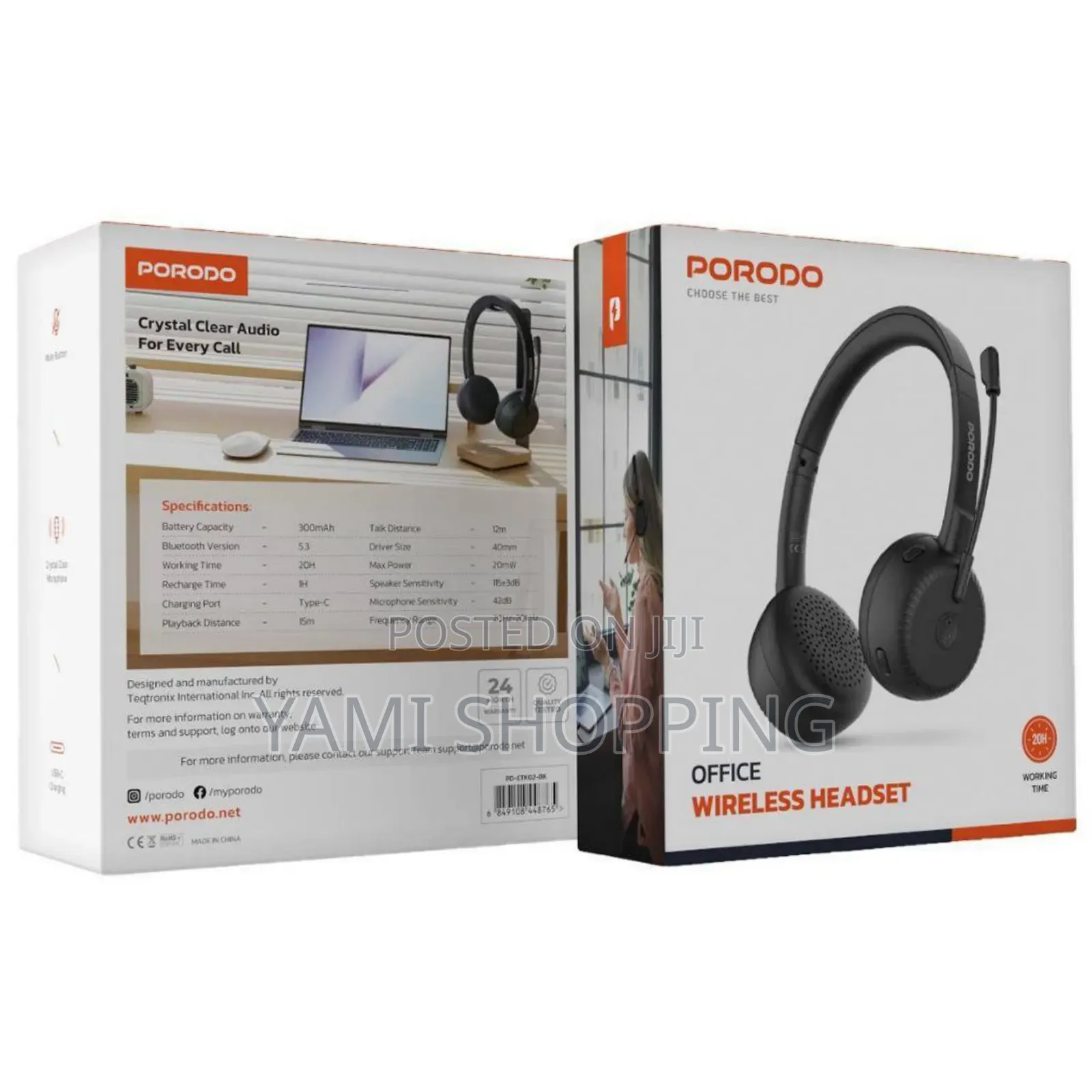 Porodo Office Wireless Headset
