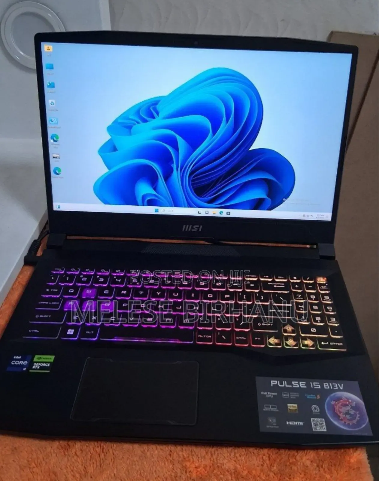 New Laptop MSI 16GB Intel Core I9 SSD 1T