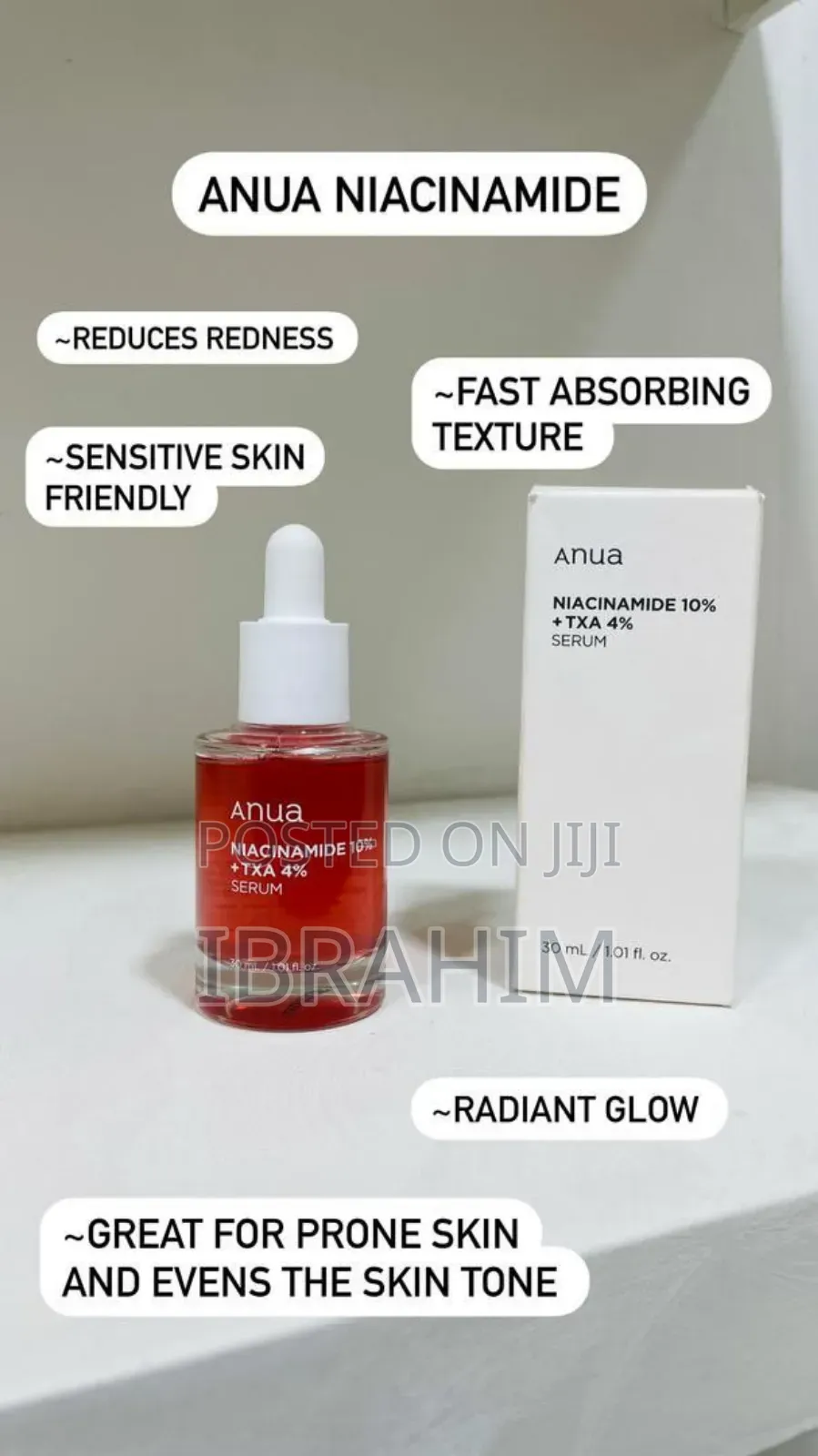 Anua Niacinamide 10% and Txa 4 Serum