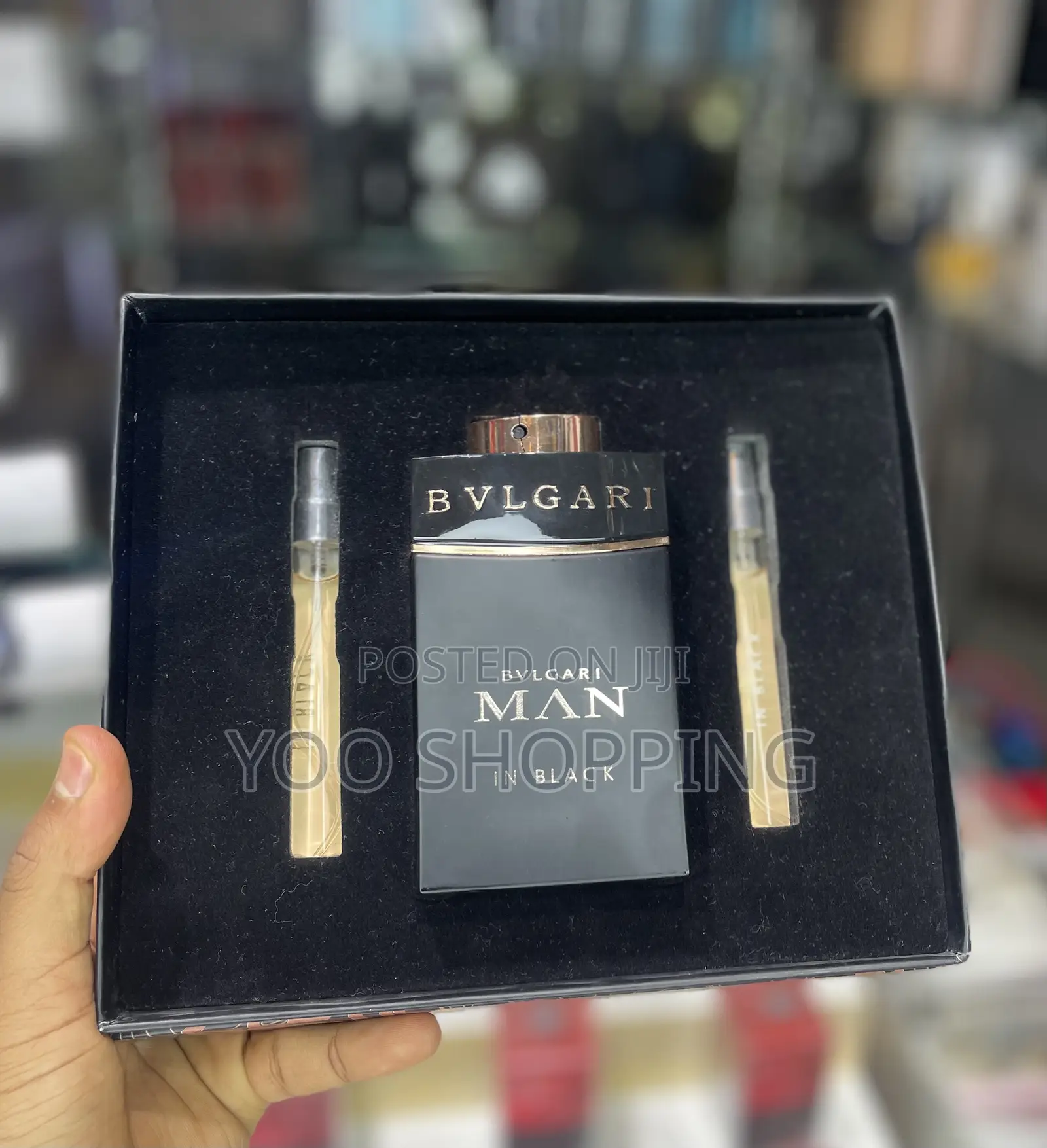 Bvlgari Man in Black Perfume Gift Set for Him
