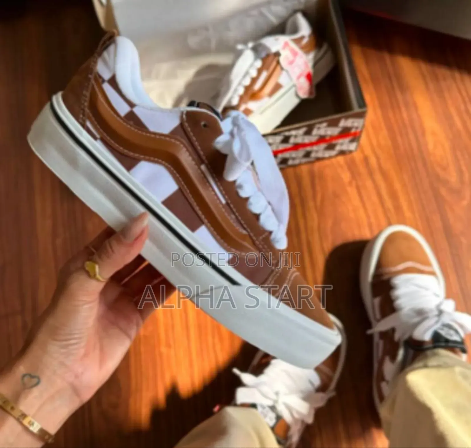 Vans Knu Skool Checkered ‘Brown’ Shoes