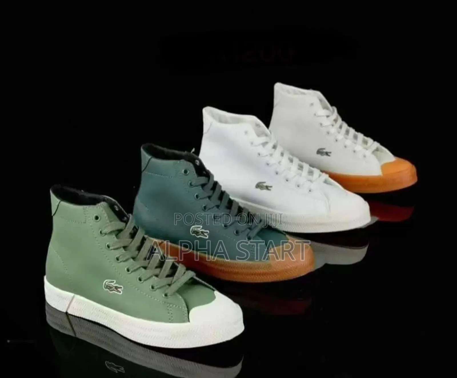 Lacoste Gripshot Mid ‘White/Gum’ Shoes