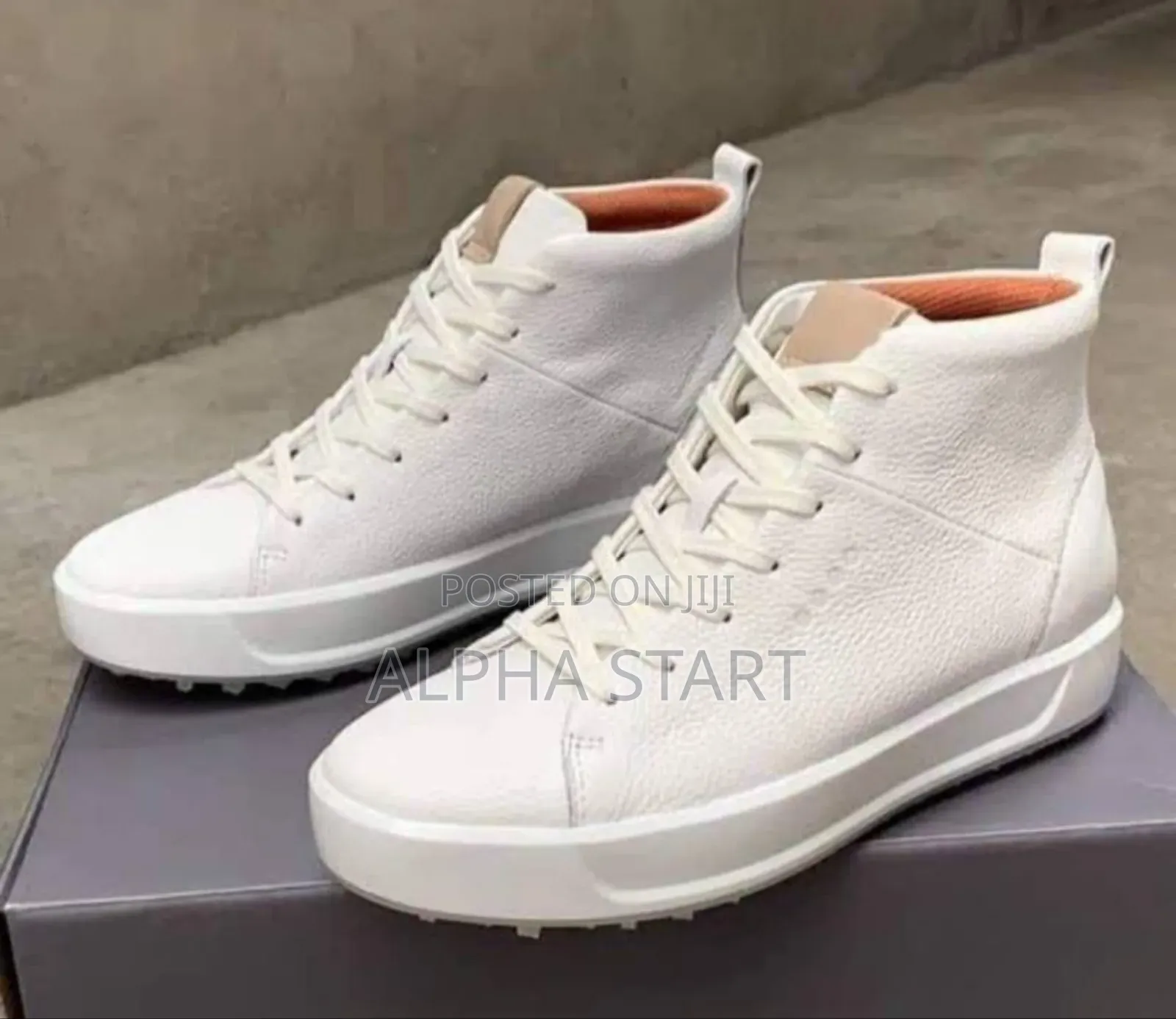 Ecco Golf Pria Mid Oudoor ‘Triple White’ Shoes 