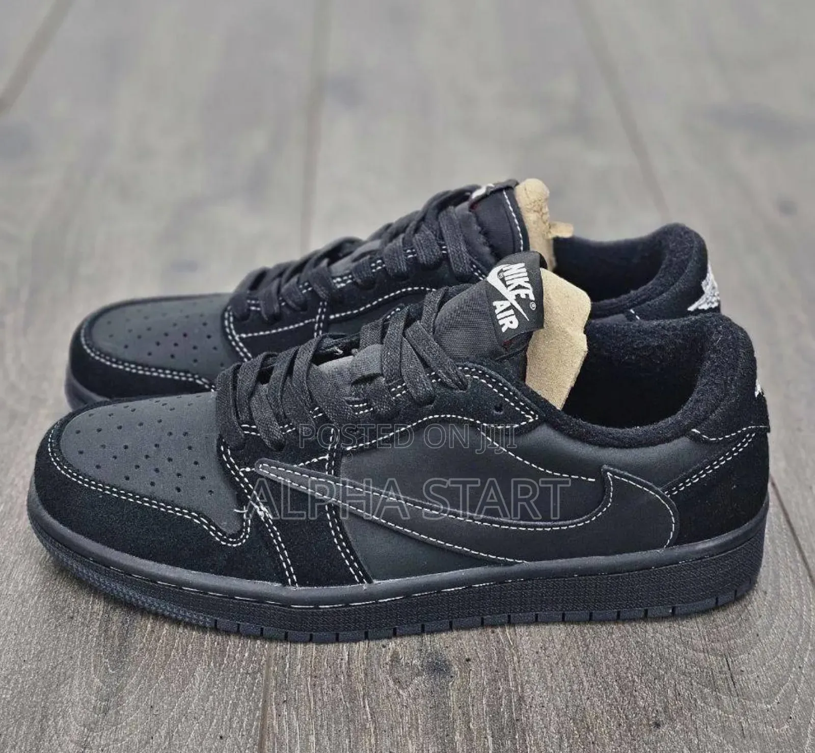 Air Jordan 1 Low X Travis Scott ‘Black Phantom’ Shoes