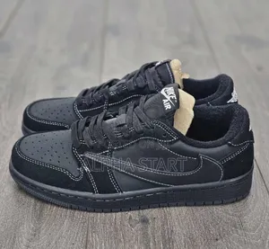 Photo - Air Jordan 1 Low X Travis Scott ‘Black Phantom’ Shoes