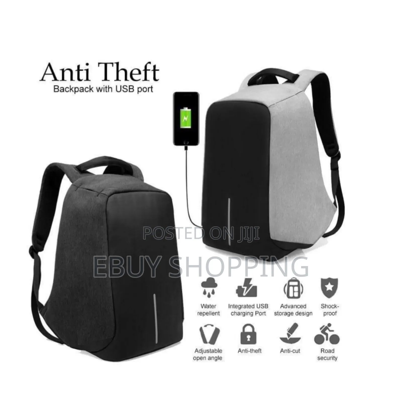 **Anti-Theft Backpack – Keep Your Belongings Safe on-the-Go*