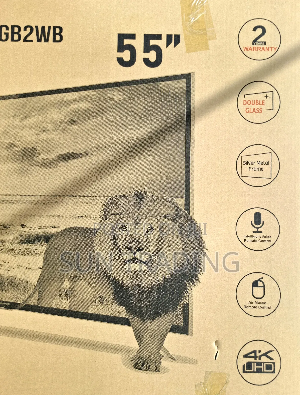 Mewe 55" Smart Silver Frame Webos With Magic Remote