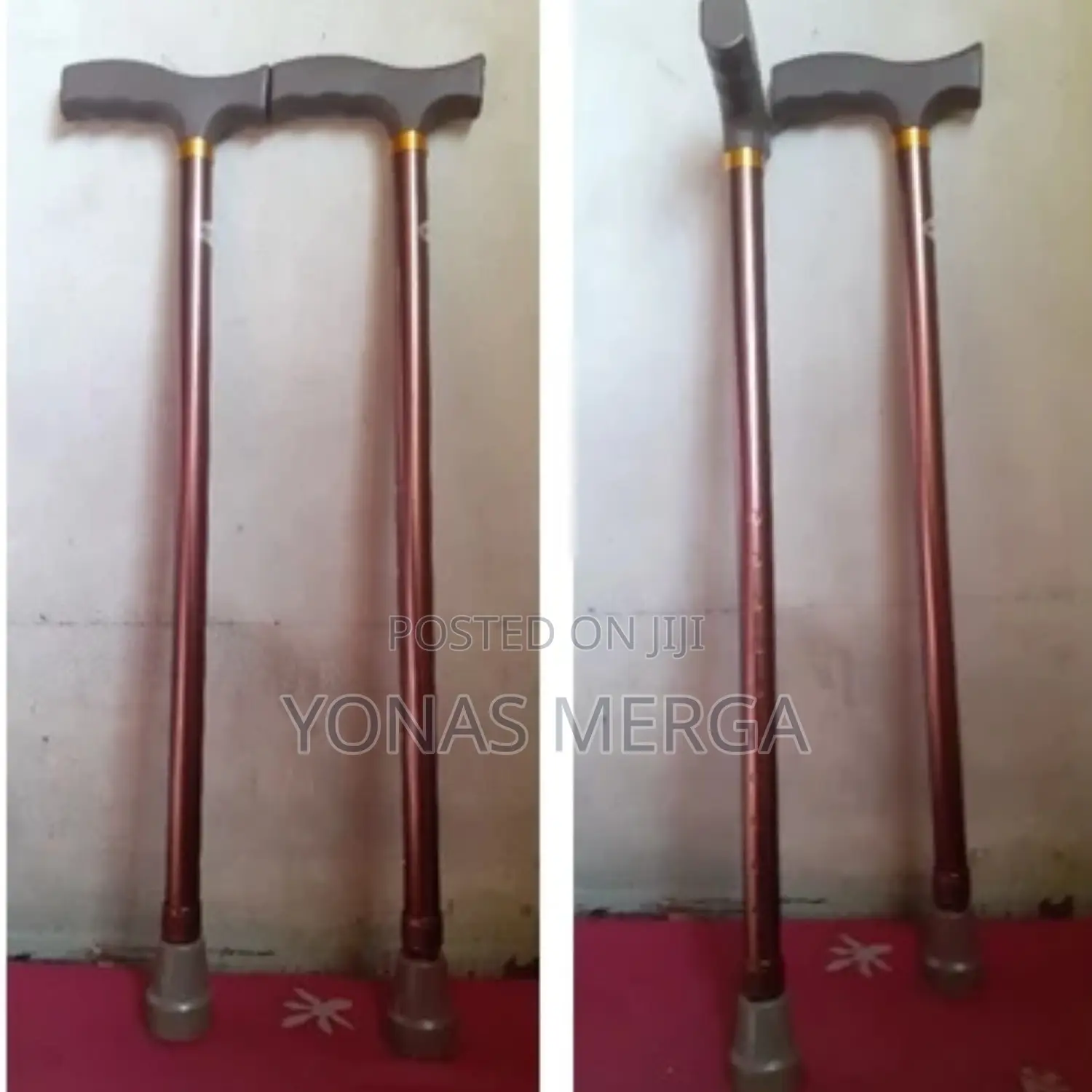 Walking Stick፭啟purwanchal L Shape Quadripod Walking Stick