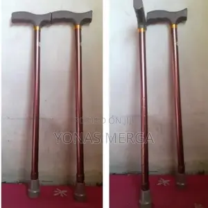 Photo - Walking Stick፭啟purwanchal L Shape Quadripod Walking Stick