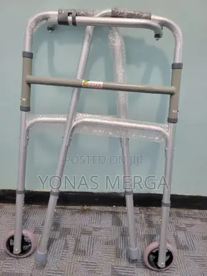 PCP Single-Release Folding Walker With Wheels,Adult Size